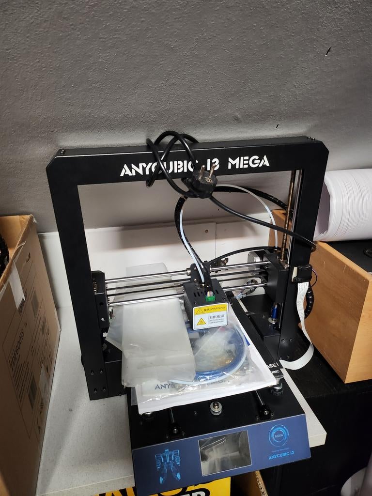 3D Printer  Anycubic I3 Mega, Computers en Software, 3D Printers, Ophalen, Gebruikt, Filament, AnyCubic