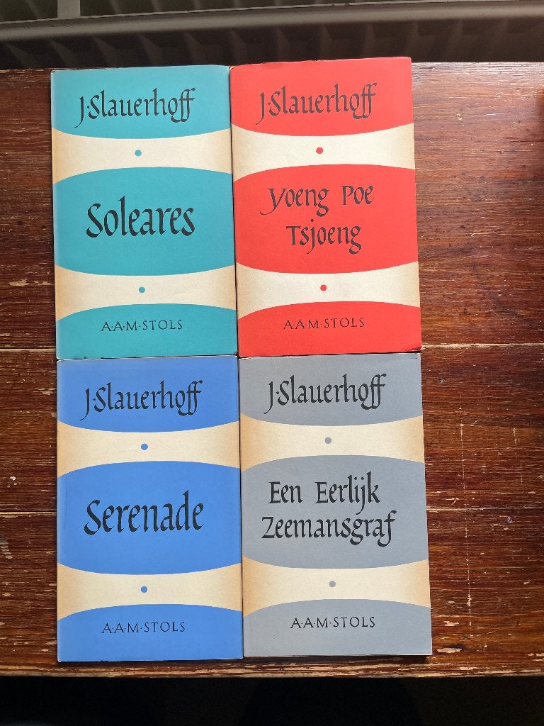 J. Slauerhoff 4 gedichten bundels uit 1954, Boeken, Gelezen, J. Slauerhoff, Ophalen of Verzenden, Eén auteur