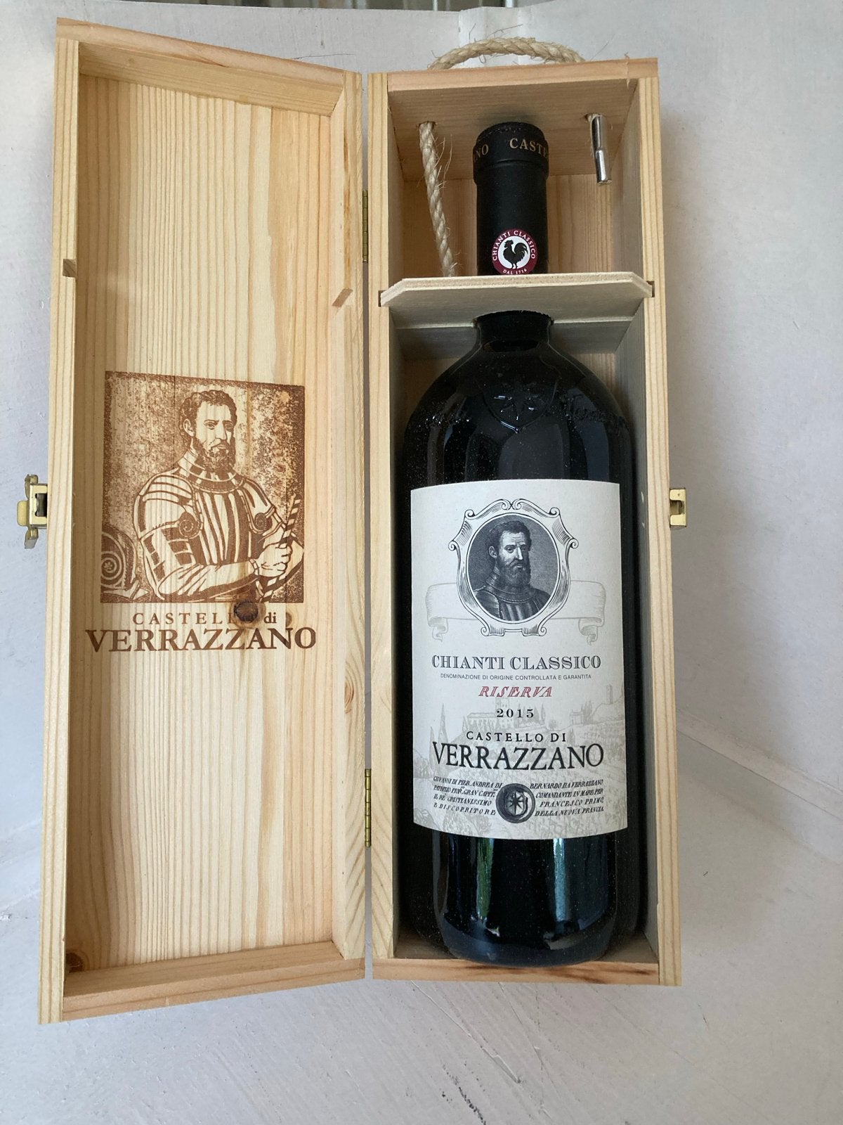 Castello di Verrazzano 2015 Chianti Classico Riserva Magnum, Ophalen, Nieuw, Italië, Rode wijn