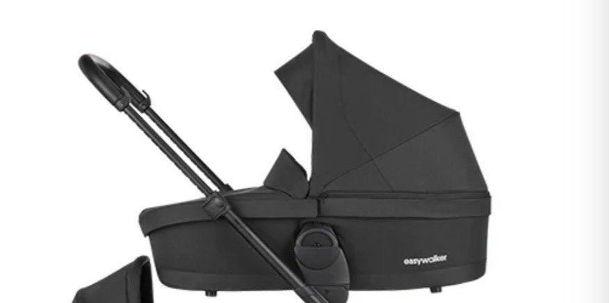 Easywalker Harvey 3 kinderwagen - Zwart, Gebruikt, Combiwagen, Met reiswieg, Ophalen
