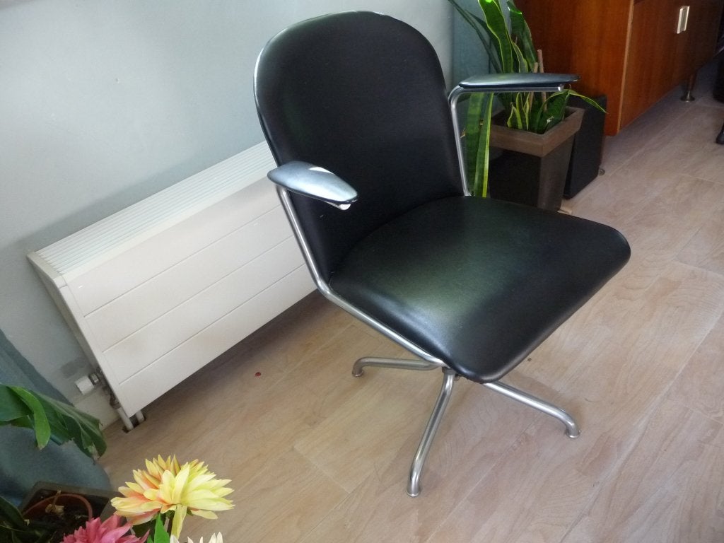 Gispen bureaustoel., Ophalen, Zwart, Eén, Kunststof