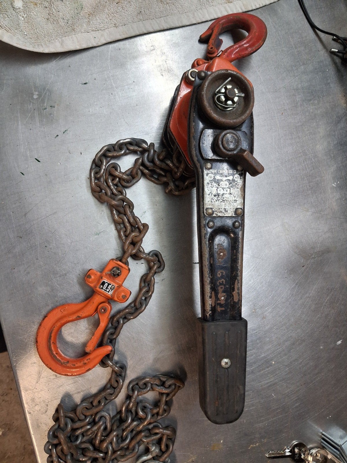 rateltakel hefboomtakel pull lift 0,5 ton, Ophalen of Verzenden