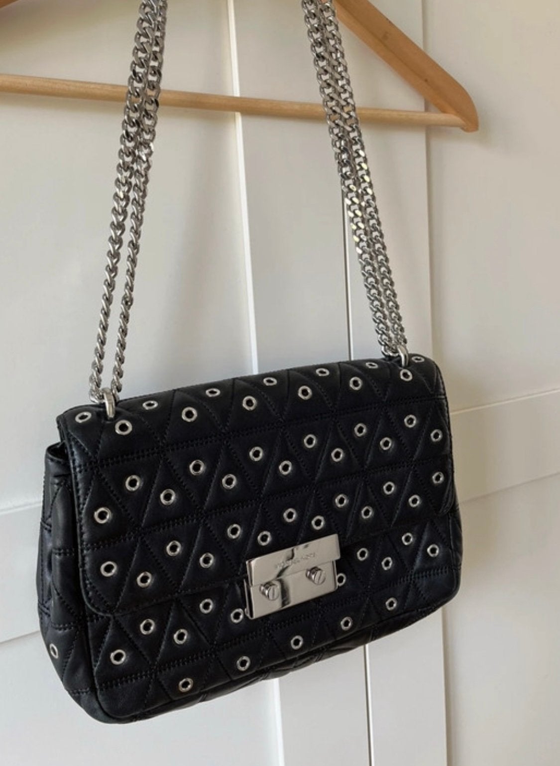 Michael Kors tas zwart/zilver, Overige merken, Zwart, Ophalen of Verzenden, Zo goed als nieuw