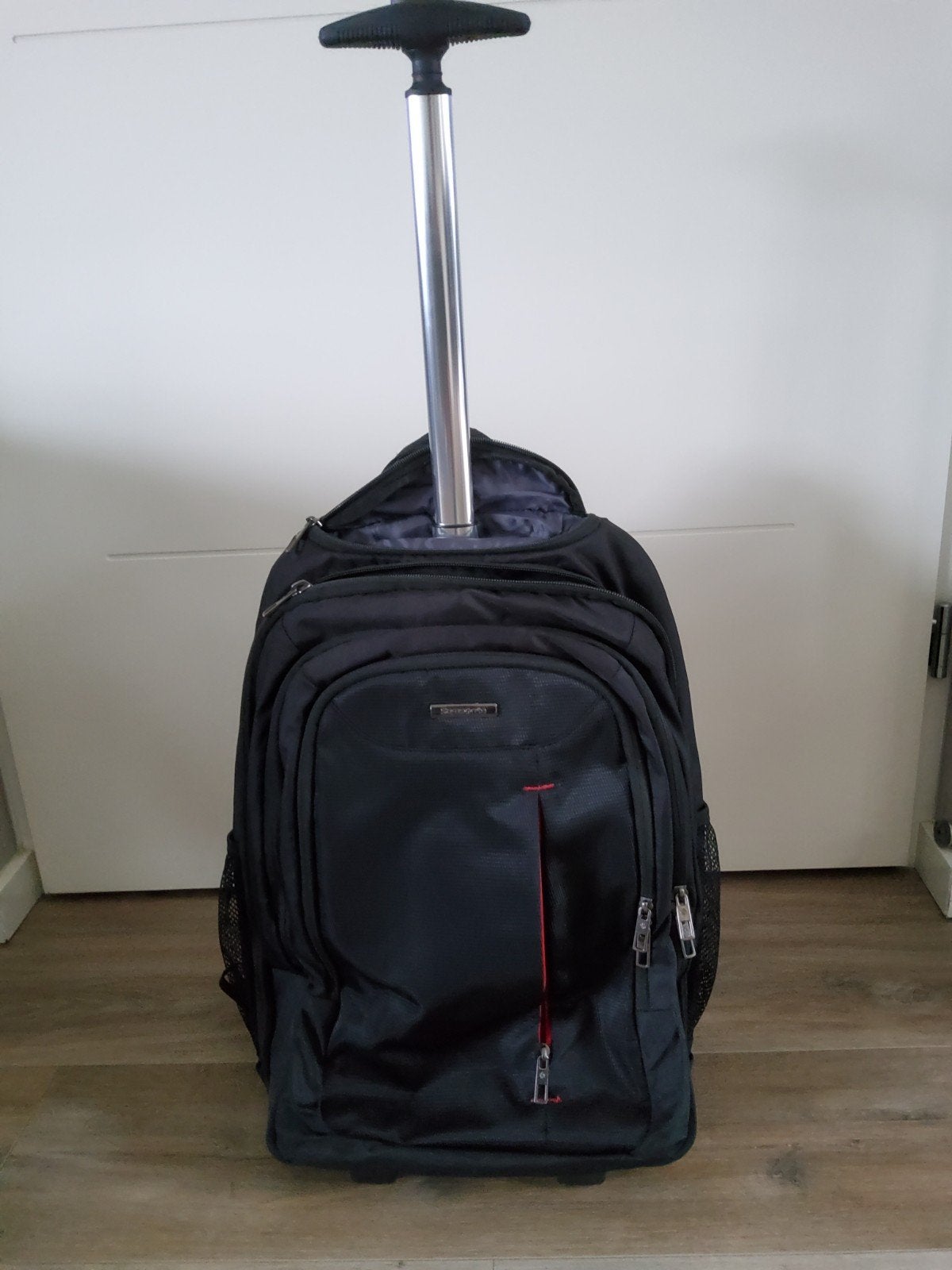 Samsonite laptoprugtas met wieltjes, Ophalen of Verzenden, 17 inch of meer, Zo goed als nieuw, Trolleytas