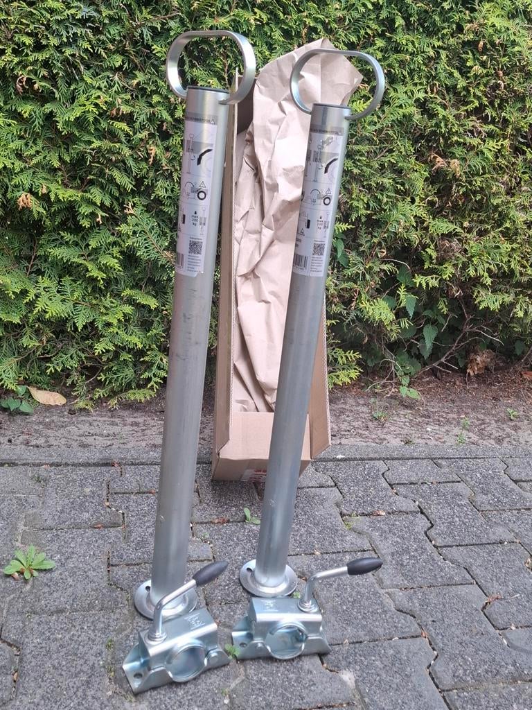 Set Steunpoten 70cm voor o.a. aanhangwagen, Ophalen, Nieuw