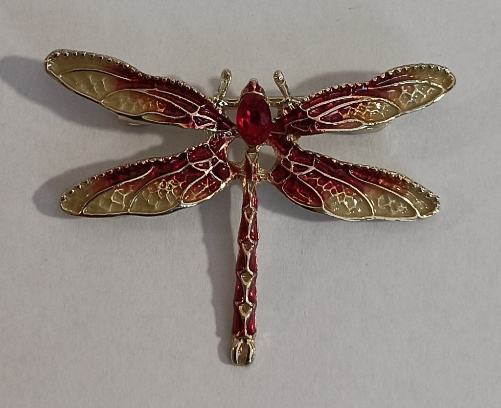 Libelle broche, Overige materialen, 4 tot 7 cm, Overige kleuren, Nieuw