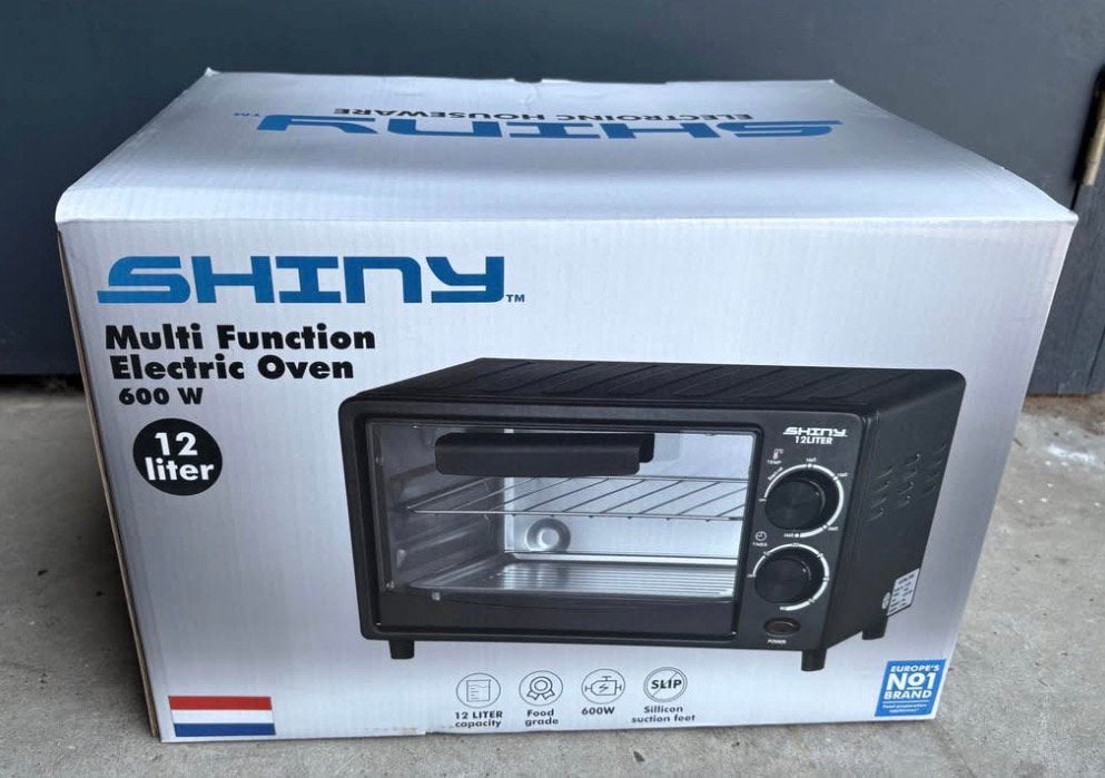 Shiny multifunctionele elektrische oven (12 liter, 600W), Ophalen, Nieuw