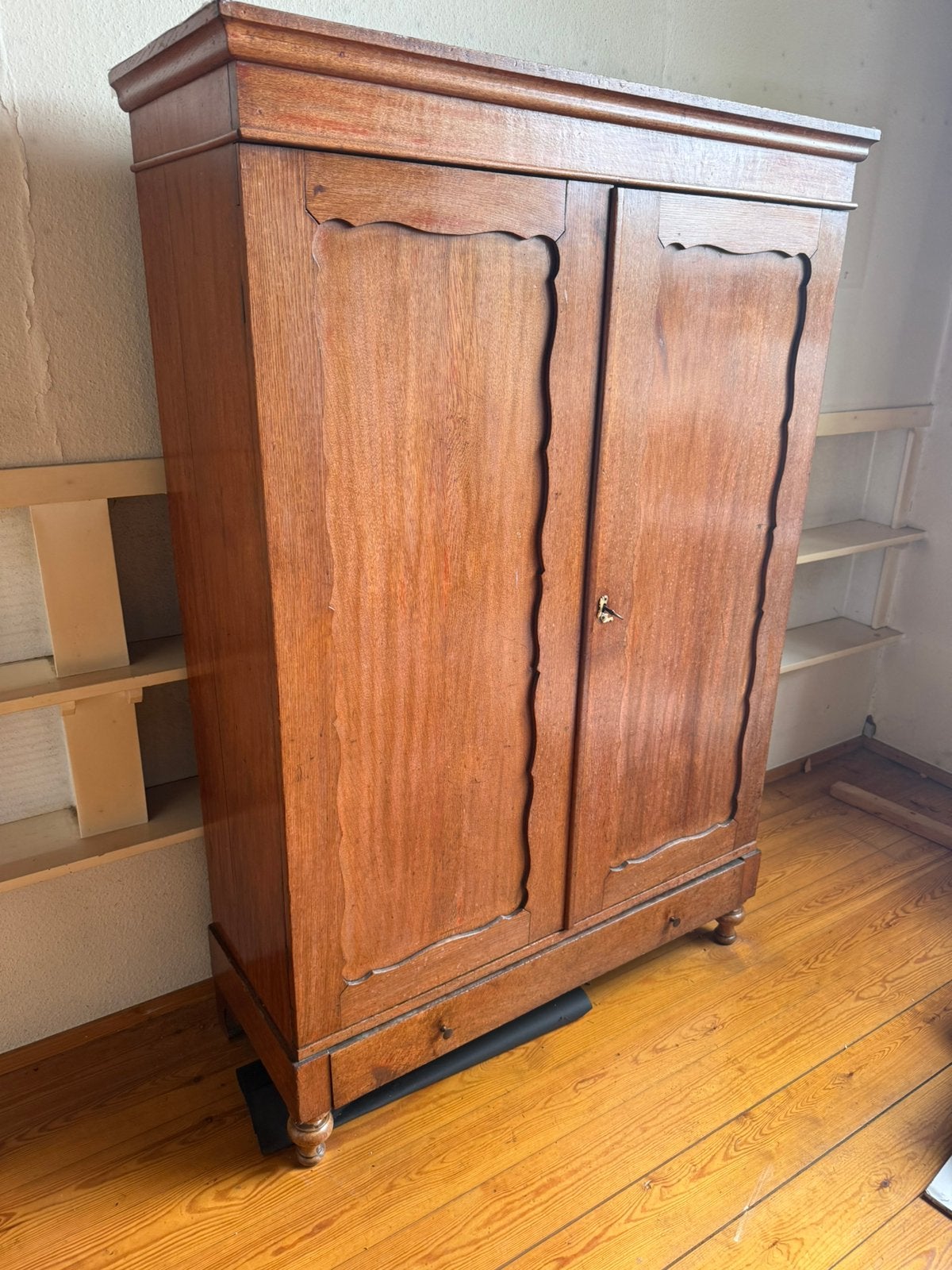 Houten linnen kast - 115 cm breed, Ophalen