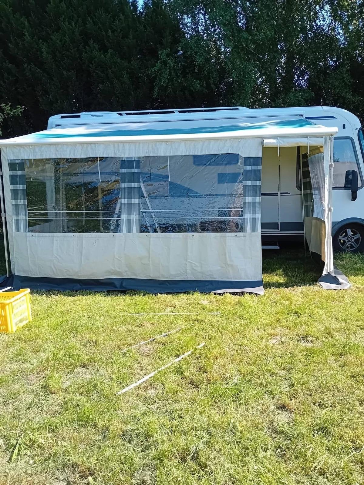 Thule Voortent 4,70 meter breed, Ophalen, Gebruikt, Thule