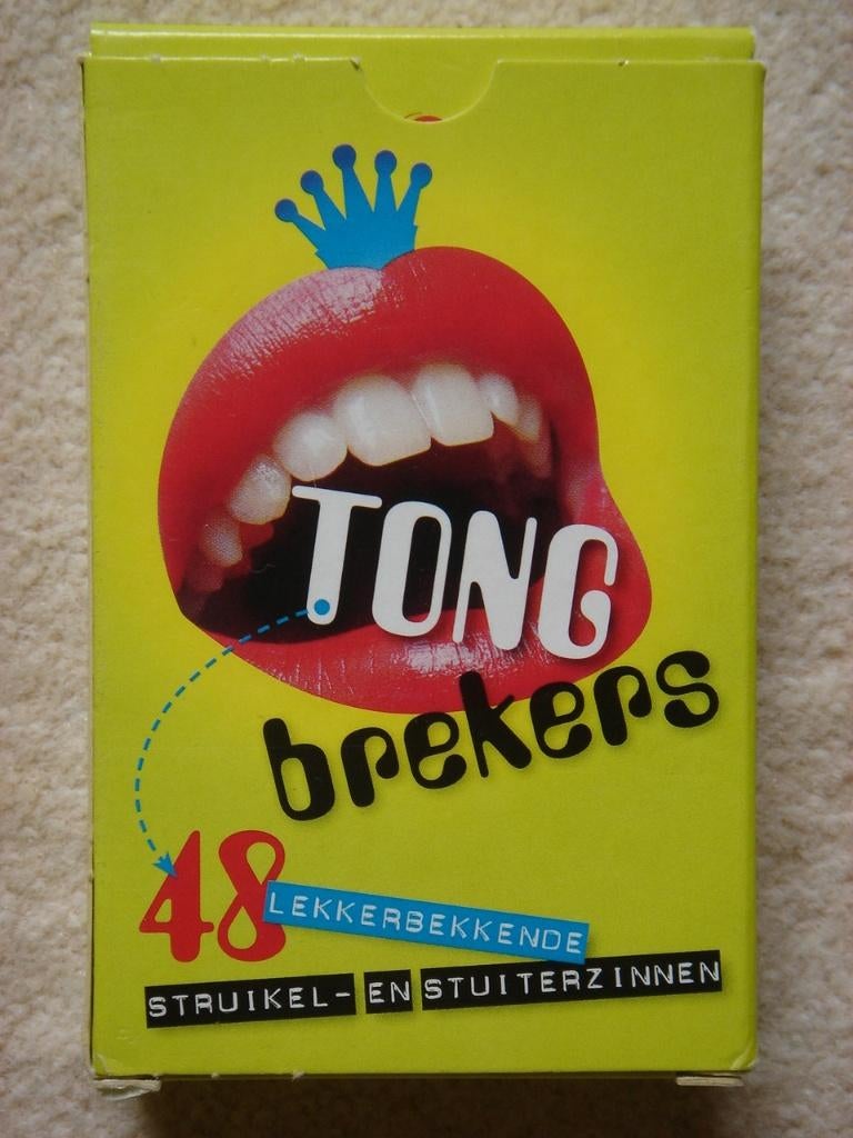 LEUK: Tongbrekers (Dubbelzes) KINDERSPEL, Hobby en Vrije tijd, Gezelschapsspellen | Kaartspellen, Een of twee spelers, Ophalen of Verzenden