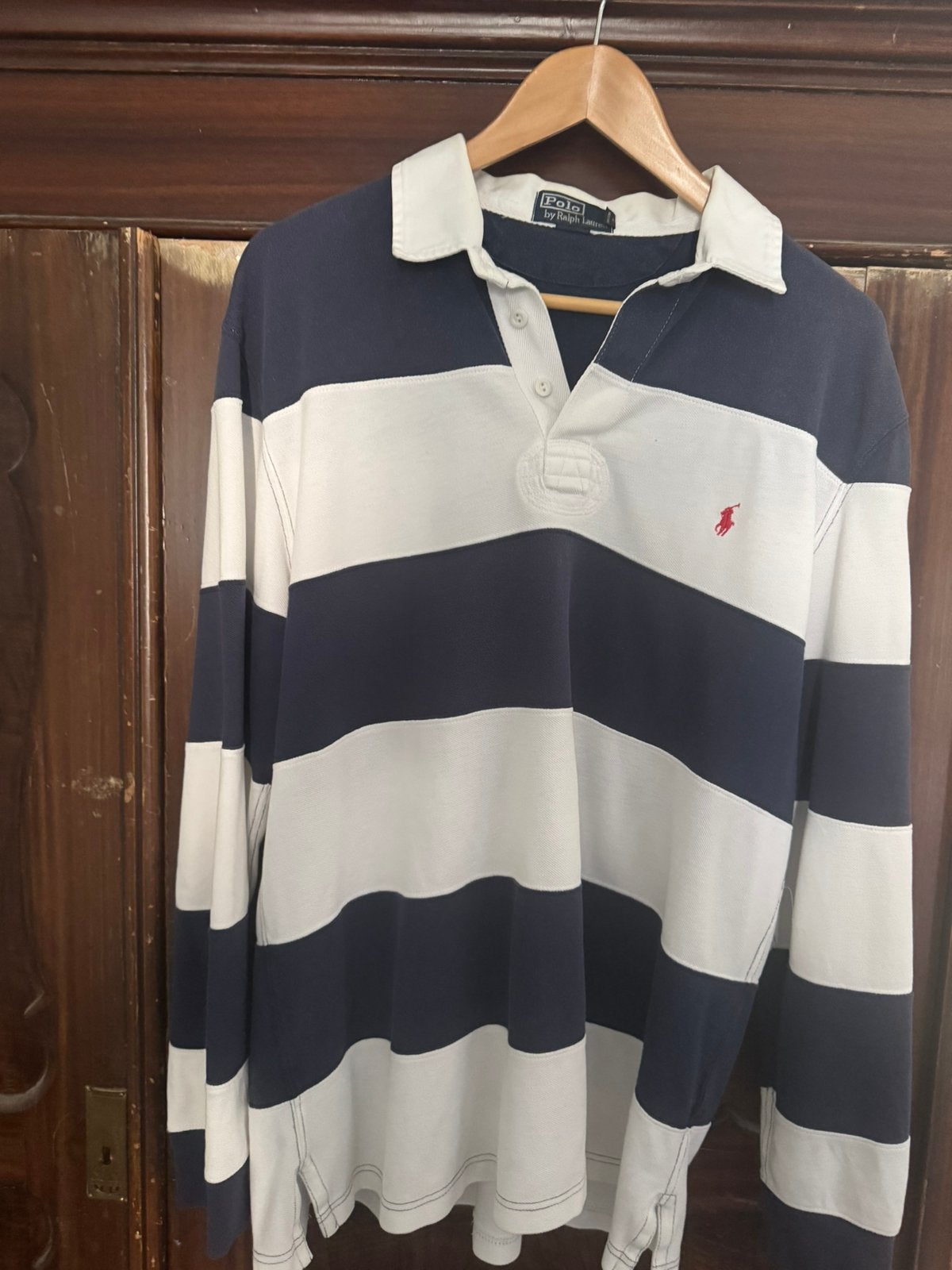 Ralph Lauren Polo met lange mouw maat L NIEUW, Kleding | Heren, Polo's, Ophalen of Verzenden, Zo goed als nieuw, Maat 48/50 (M)