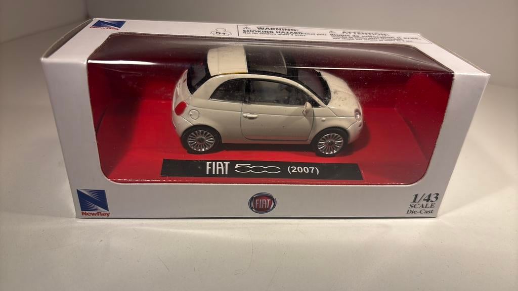 Fiat 500 white 2007 new ray 1.43