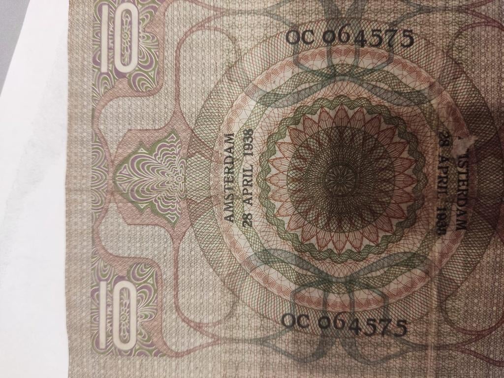 òude Nederlandse tientjes 1938, 1940, 1943, Ophalen of Verzenden, Koningin Wilhelmina, 10 gulden, Setje