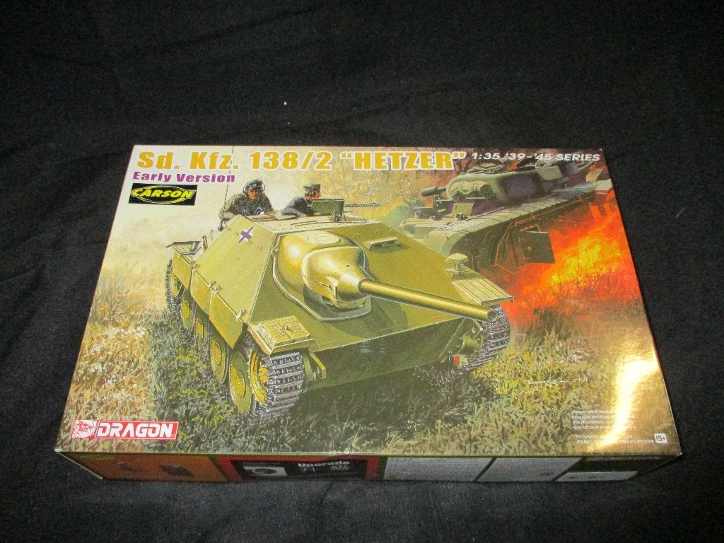 D-487,DRAGON 1-35,NO,6708,Jagdpanzer 38 (t) "Hetzer" early, Overige merken, 1:32 tot 1:50, Overige typen, Nieuw
