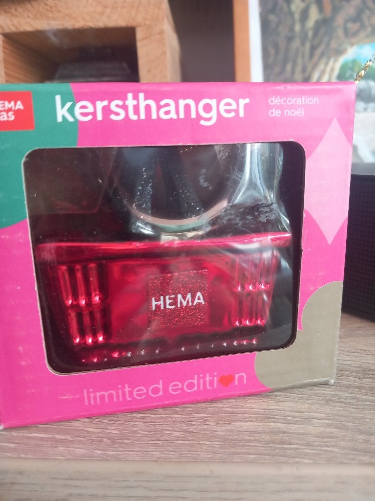 Hema kersthanger/Mandje/Glas, Diversen, Ophalen of Verzenden, Nieuw