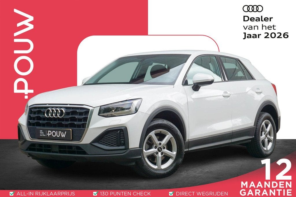 Audi Q2 30 TFSI 110pk Pro Line | Smartphone Interface | Stoe, Auto's, Audi, Voorwielaandrijving, Stof, Gebruikt, Wit