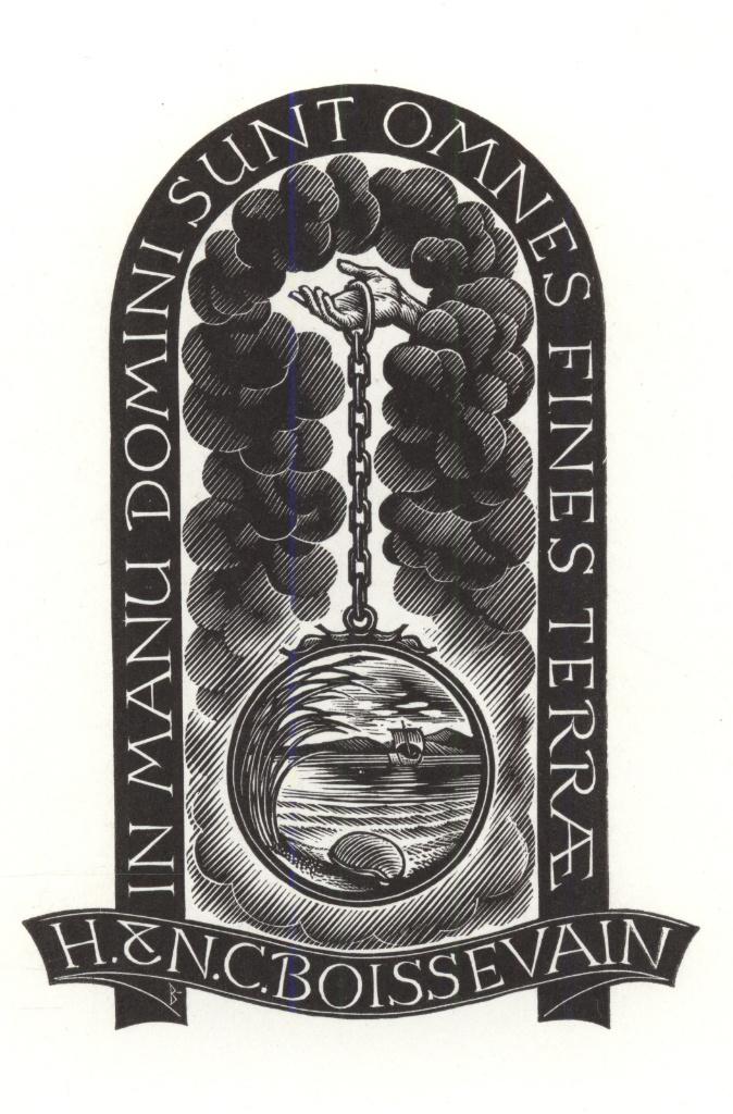 0186 Ex Libris Nederland : Nico Bulder, 1940, Antiek en Kunst, Verzenden