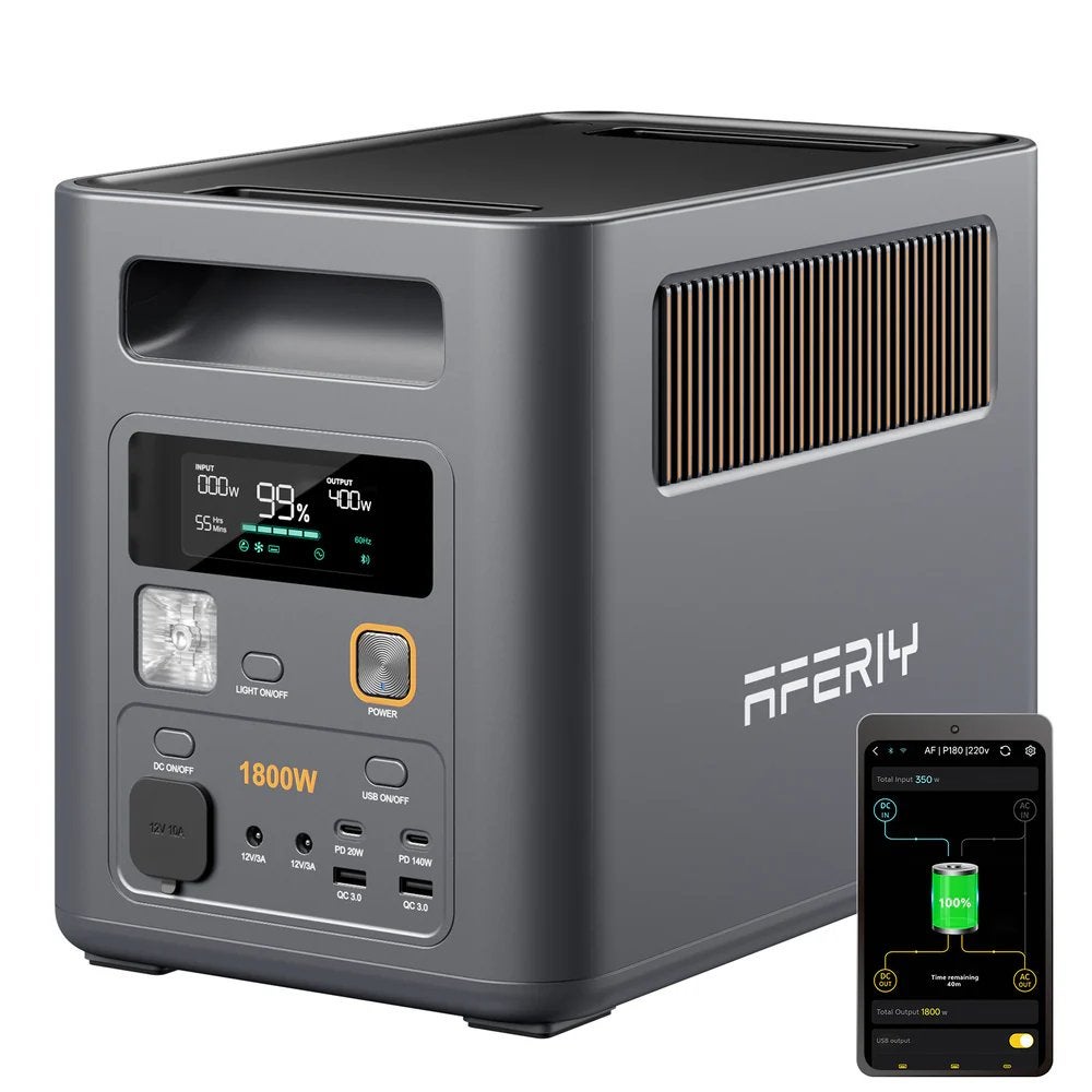 AFERIY Nomad1800 powerstation 1800W 1024Wh €419,-, Ophalen of Verzenden, Nieuw