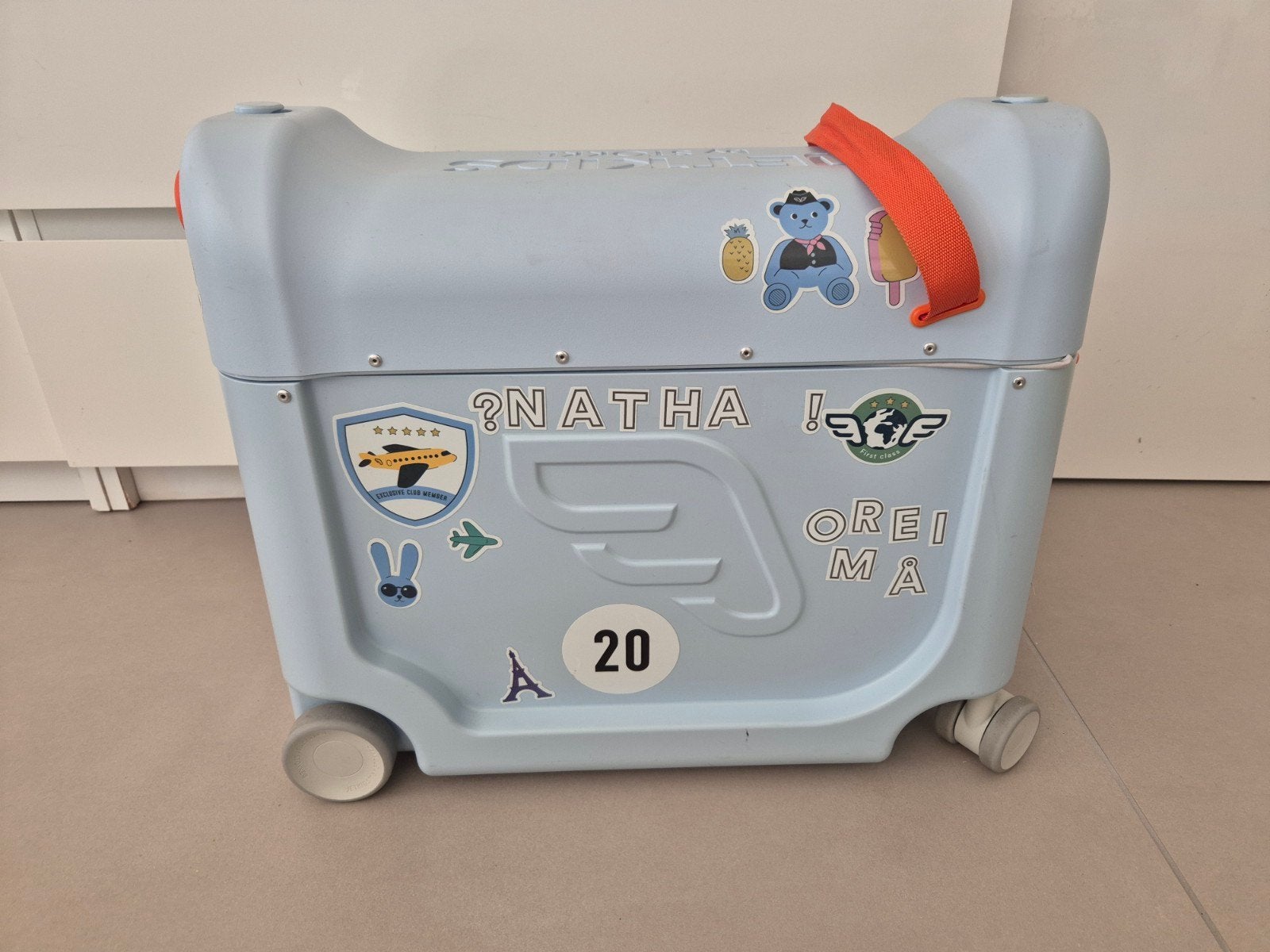 Stokke JetKids BedBox reiskoffer blauw - Kinderkoffer, Ophalen of Verzenden