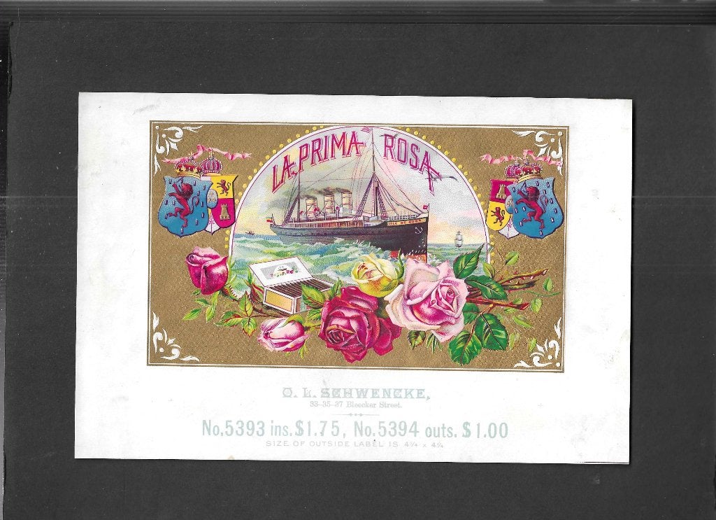 Etiket scan V5549, Ophalen of Verzenden, Gebruikt, Sigarenbandjes