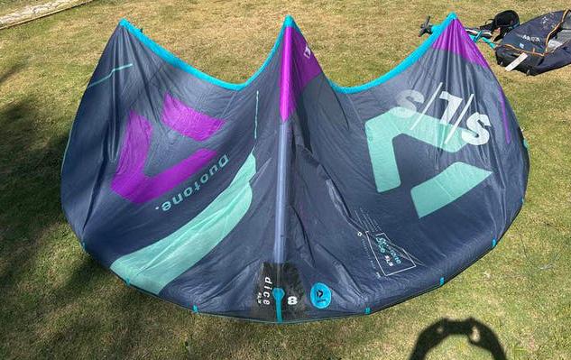 Duotone Dice SLS 8m from 2023, Watersport en Boten, Gebruikt, 8 m², Geen board, Ophalen of Verzenden
