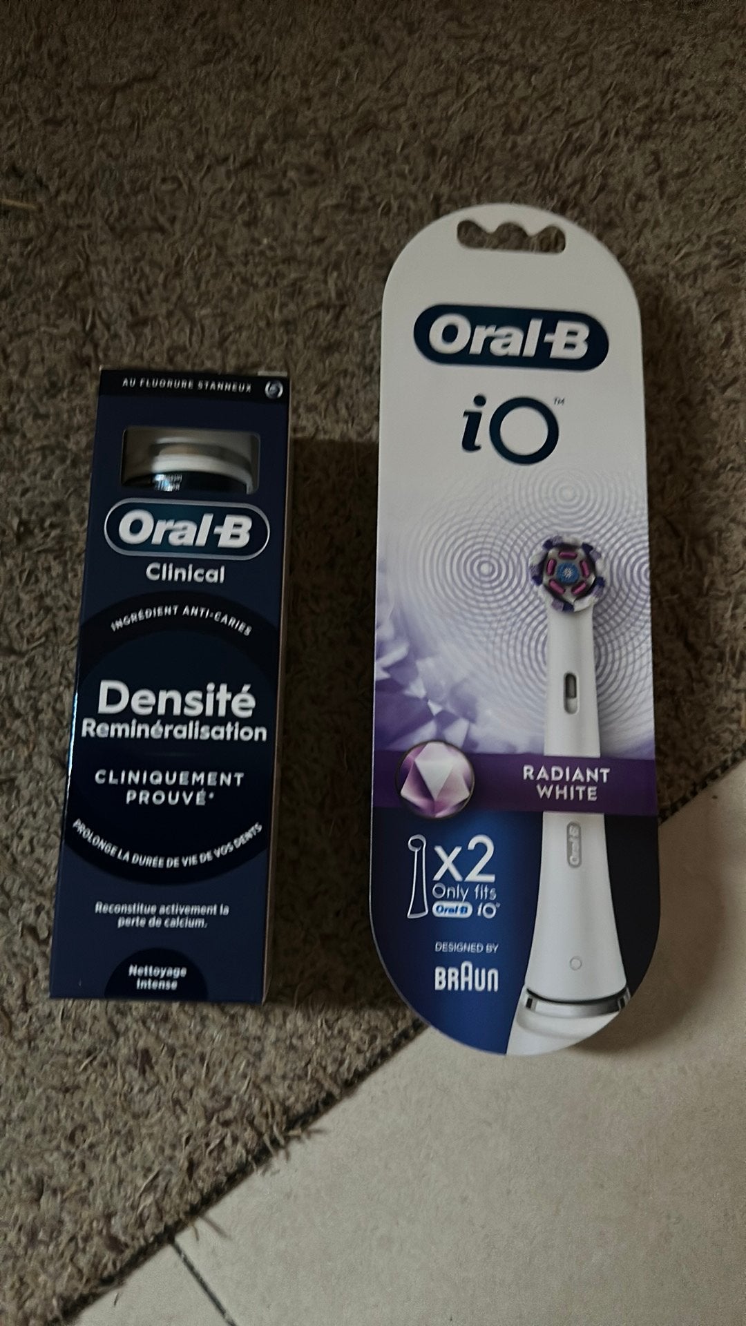 Oral b Io opzetborstels en tandpasta, Ophalen of Verzenden, Nieuw, Opzetborstel