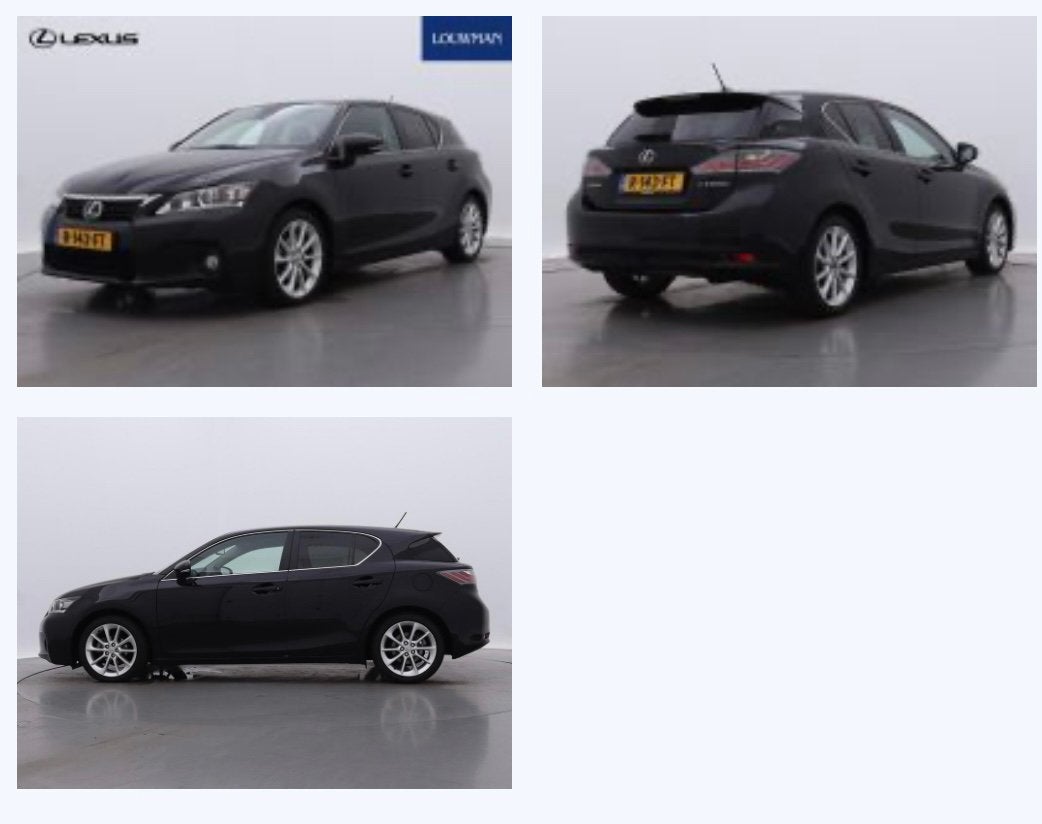 Lexus CT-H 200H 1.8 Hybrid 2011 Zwart, Auto's, Lexus, 1440 kg, Zwart, CT-H, Te koop