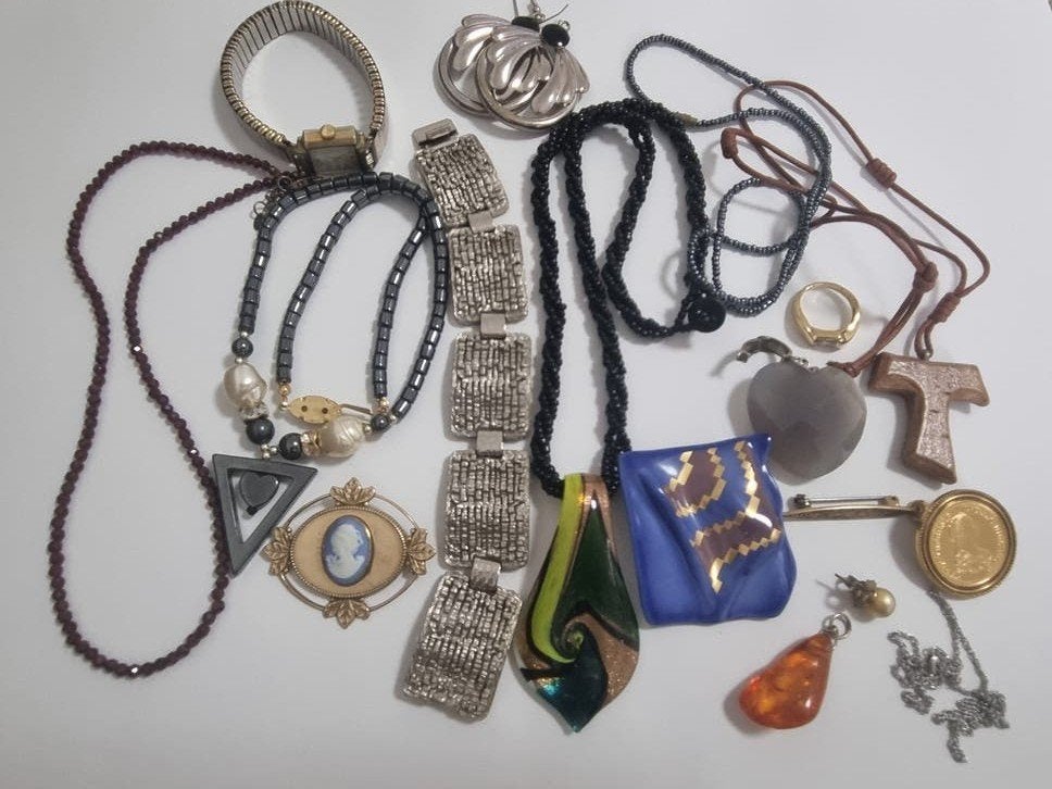Partij sieraden, Verzenden, Gebruikt, Zilver, Zilver