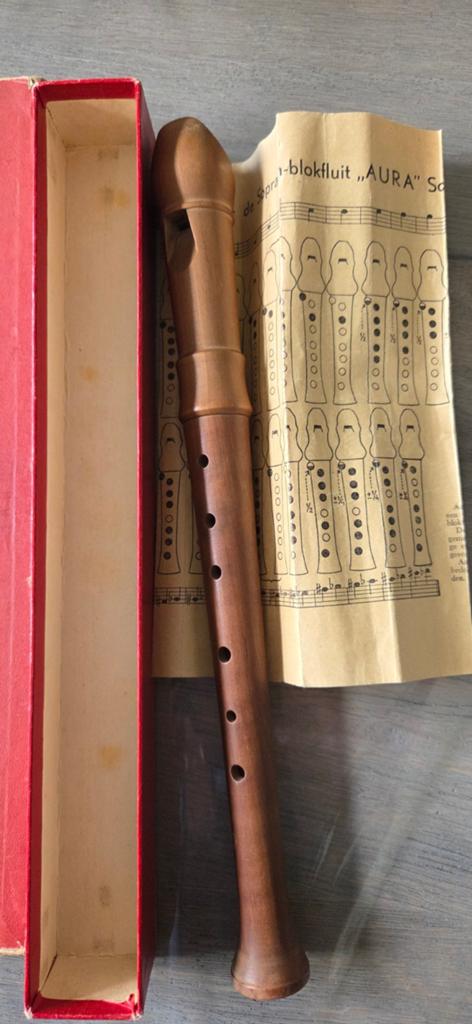 Aura Sopraan blokfluit., Muziek en Instrumenten, Blaasinstrumenten | Blokfluiten, Ophalen of Verzenden, Zo goed als nieuw, Sopraan of Sopranino