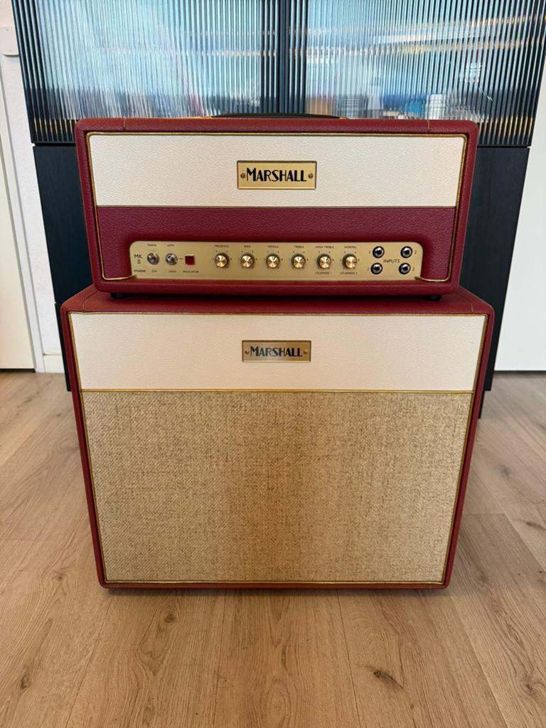 Marshall SV20 Ltd Maroon head + cab, Ophalen, Minder dan 50 watt, Marshall, Zo goed als nieuw