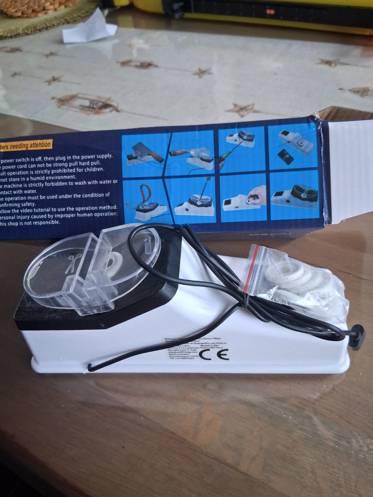 Mopai Elektrische Messenslijper - Nieuw in Doos, Overige typen, Kunststof, Nieuw, Ophalen of Verzenden