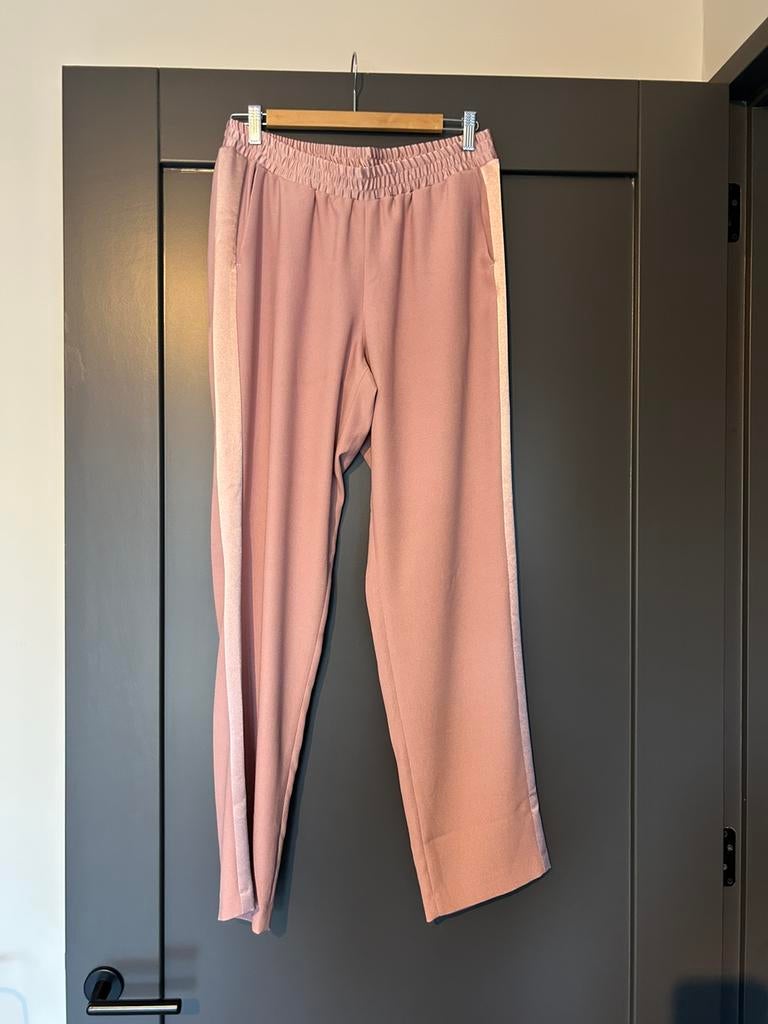 Prachtige broek LaDress maat L elastieken band, Verzenden, Maat 42/44 (L), Zo goed als nieuw, Roze