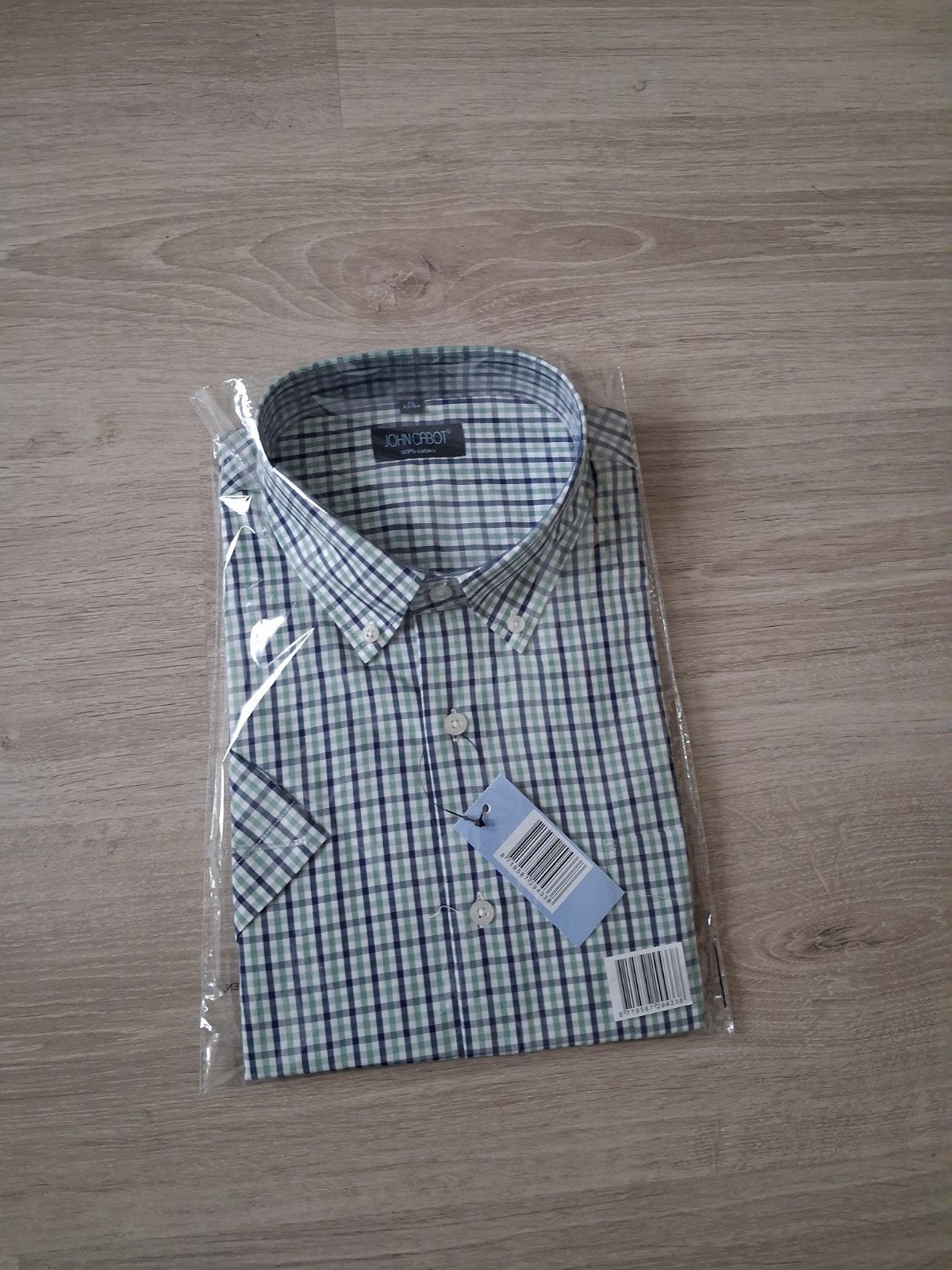 John Cabot Geruit Herenoverhemd - Nieuw in verpakking, Kleding | Heren, JOHN CABOT, Meerkleurig, Nieuw, Ophalen of Verzenden