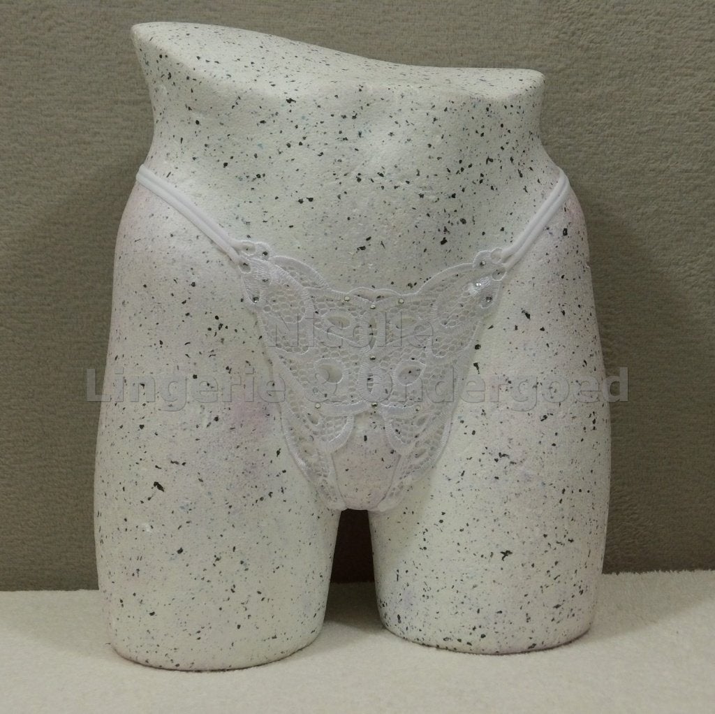 String met open kruisje S/M Gratis Verzending (318), Nicolle_Lingerie, Ophalen of Verzenden, Overige kleuren, Slip