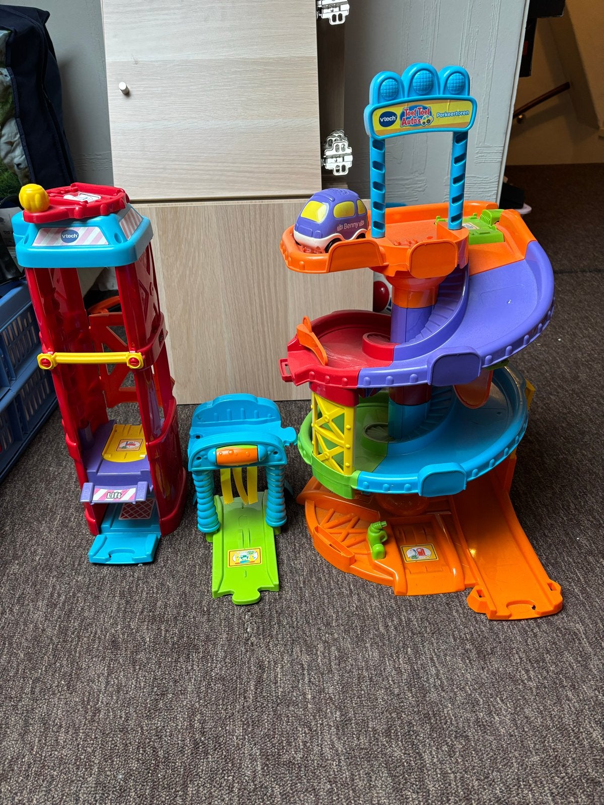 VTech Toet Toet Auto's Parkeergarage en Lift, Ophalen of Verzenden, Gebruikt
