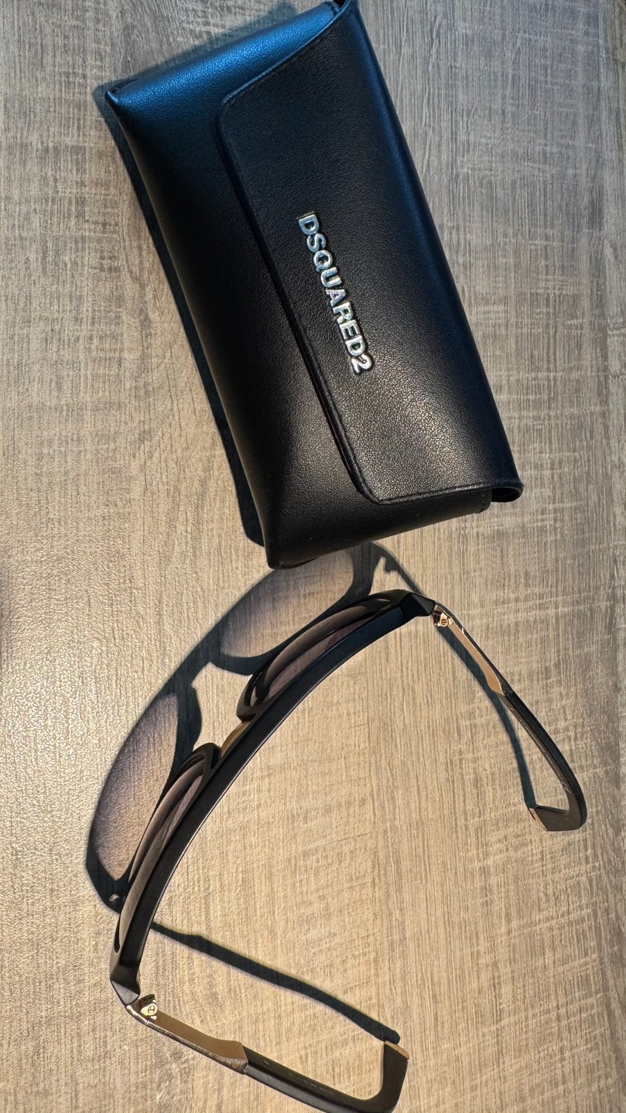 Dsquared2 zonnebril zgan zwart koper, Overige merken, Zonnebril, Zwart, Ophalen of Verzenden
