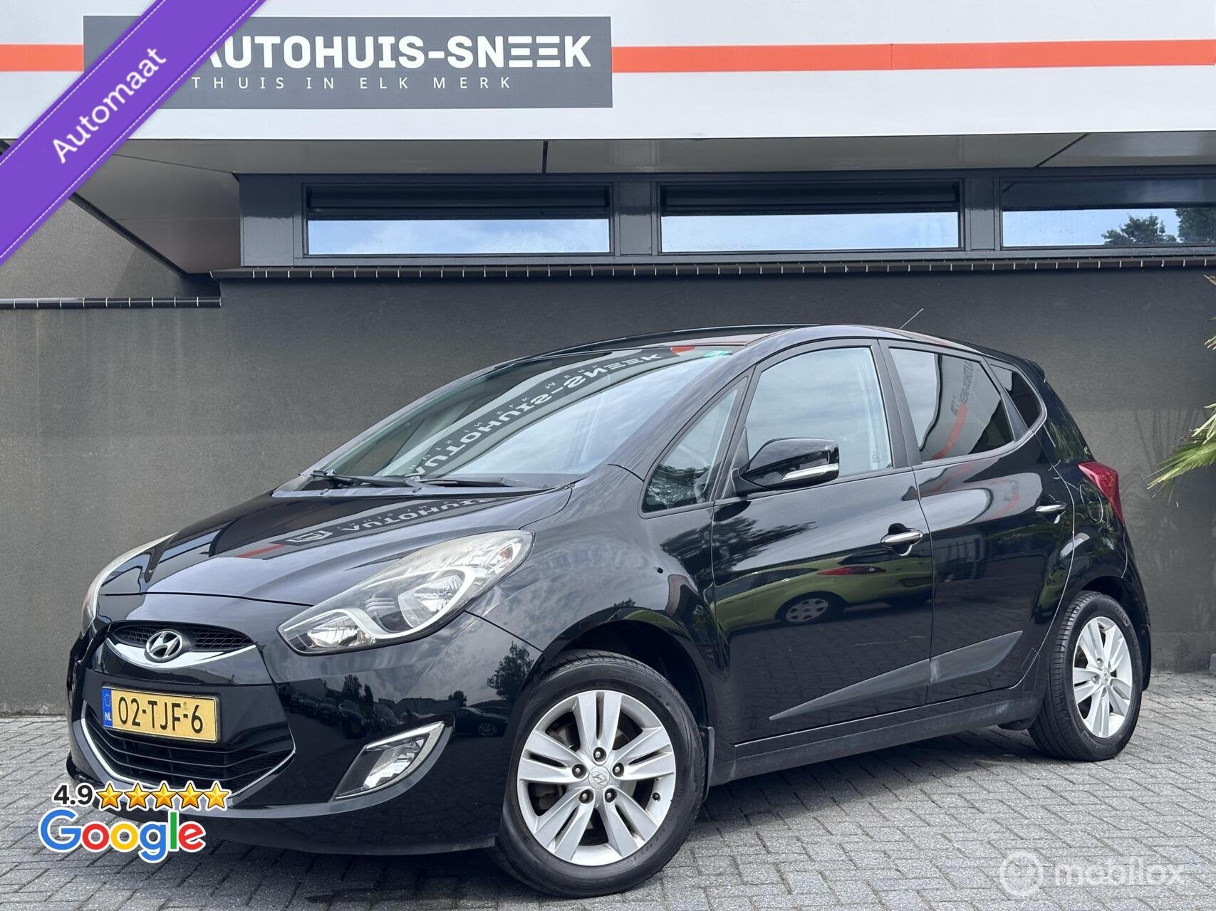 Hyundai ix20 1.6i i-Vision | Automaat | Climate | Trekhaak, Auto's, Hyundai, 1591 cc, 4 cilinders, Zwart, Origineel Nederlands