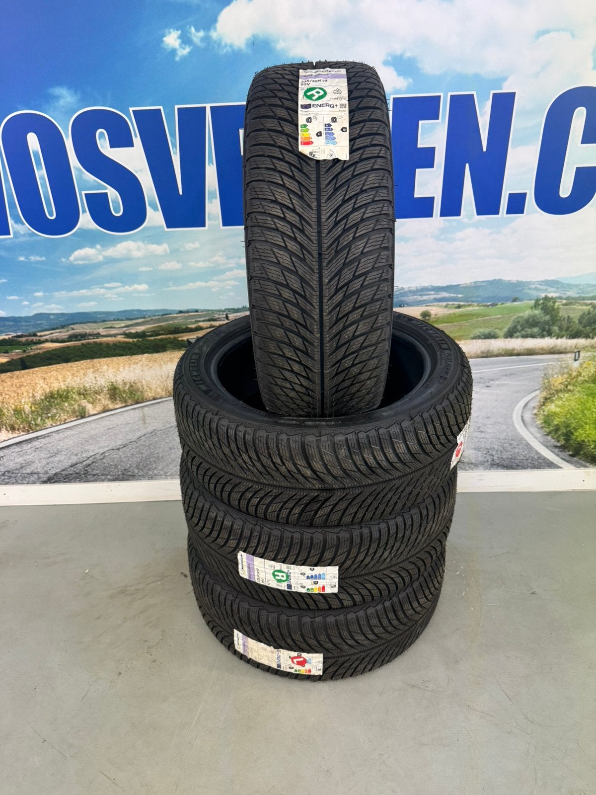 Set Winterbanden 2354519 Michelin Pilot Alpin 5 NIEUW, 19 inch, Info@michelin.nl, Amsterdam, Nieuw