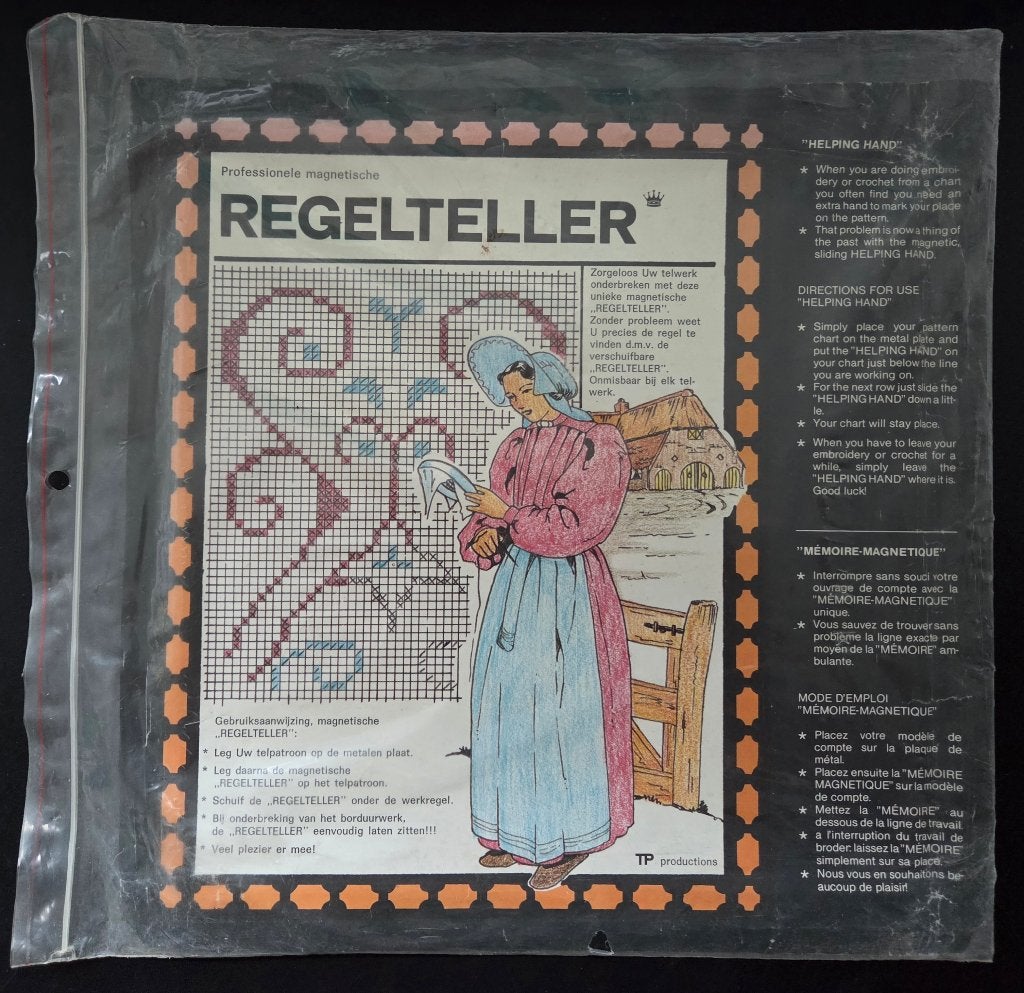 Magnetische regelteller voor borduurpatronen, Hobby en Vrije tijd, Verzenden, Zo goed als nieuw, Handborduren, Overige typen