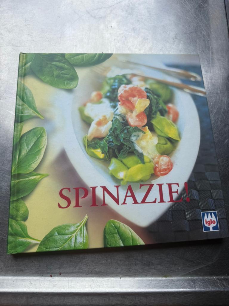 Spinazie Kookboek - Heerlijke Recepten met Spinazie, Voorgerechten en Soepen, Zo goed als nieuw, Gezond koken, Ophalen