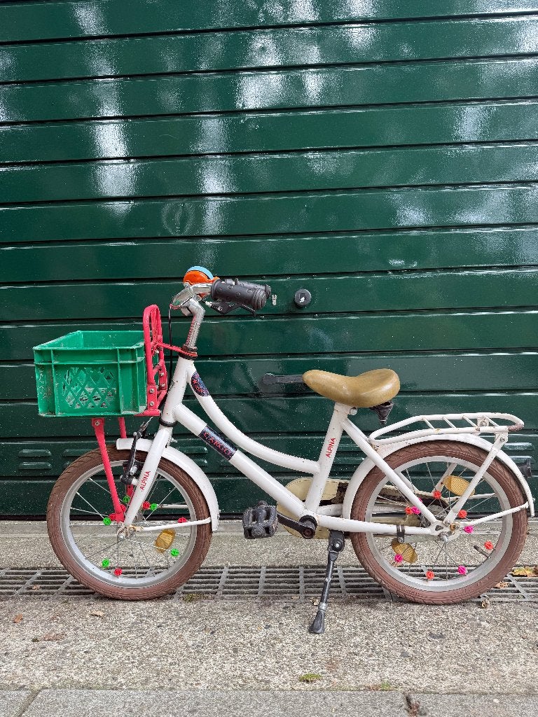 Alpina Cargo 16" omafiets, Fietsen en Brommers, Fietsen | Meisjes, Ophalen, Terugtraprem, Gebruikt, Alpina Cargo