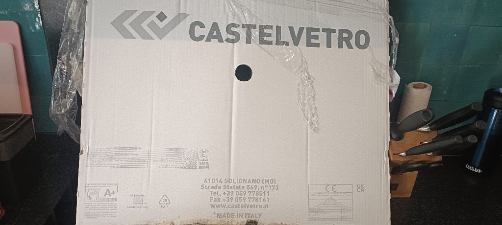 8 Italiaanse Castelvetro badkamertegels te koop 60x60, Ophalen, 60 cm of meer, Nieuw, Minder dan 5 m²
