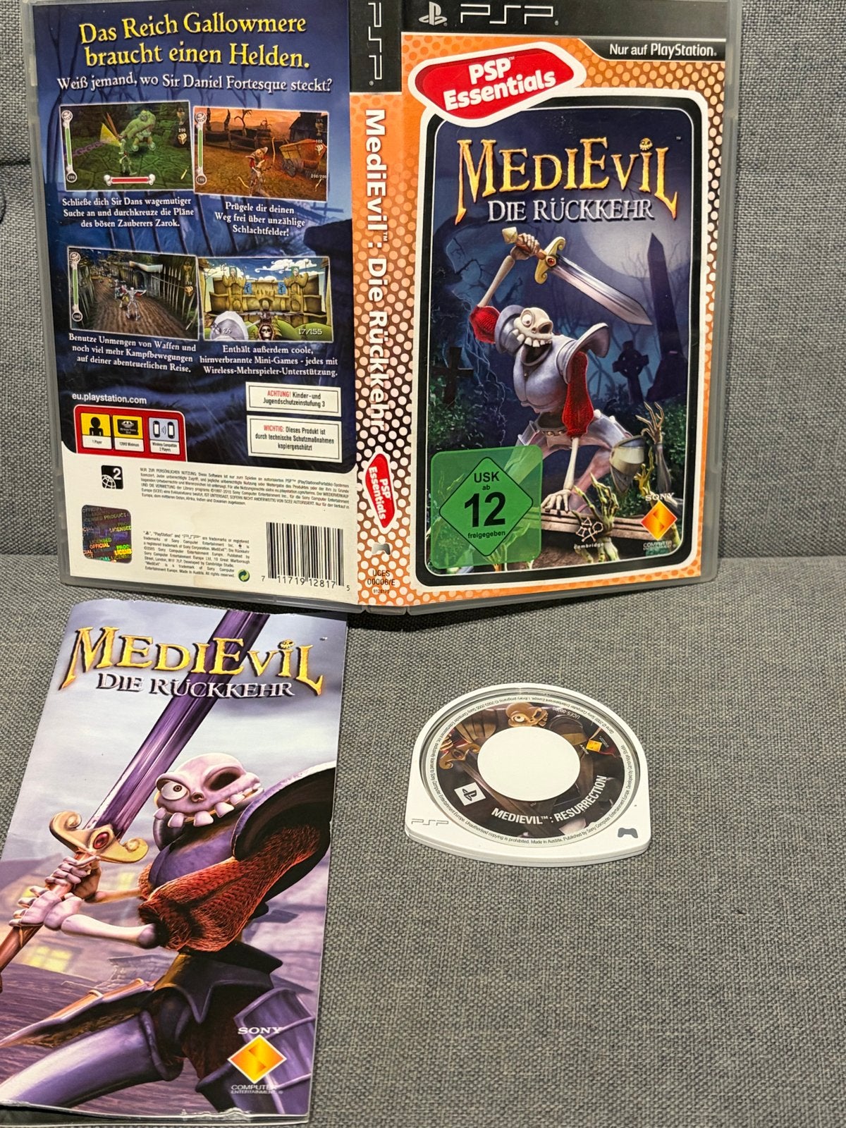 MediEvil: Die Rückkehr (PSP) - Avontuur en Actie, Avontuur en Actie, Gebruikt, 1 speler, Ophalen of Verzenden