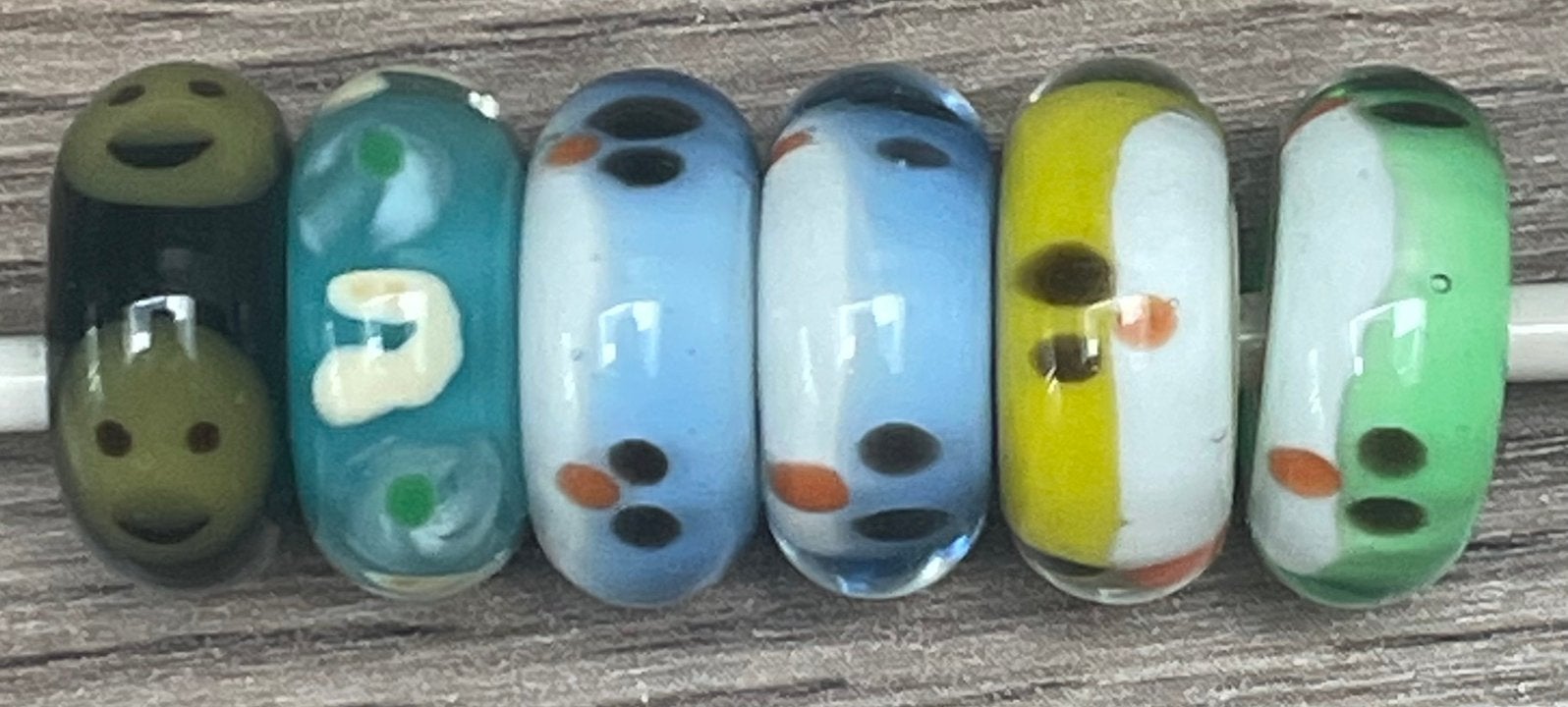 Leuke bedeltjes van Murano glas, nieuw,  2 stuks = €1, Sieraden, Tassen en Uiterlijk, Bedels, Ophalen, Nieuw, Glas of Kristal