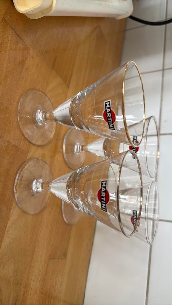 Martini glazen antiek, Verzamelen, Glas en Borrelglaasjes, Ophalen of Verzenden, Gebruikt, Overige typen