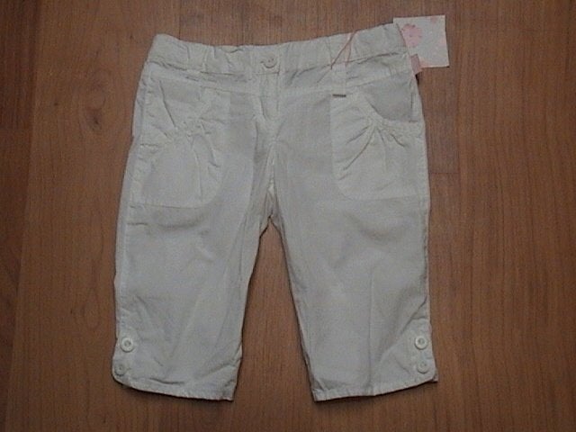 Villa Happ mooi NIEUW witte kortere broek meisje NIEUW 110, Broek, Villa Happ, Meisje, Nieuw