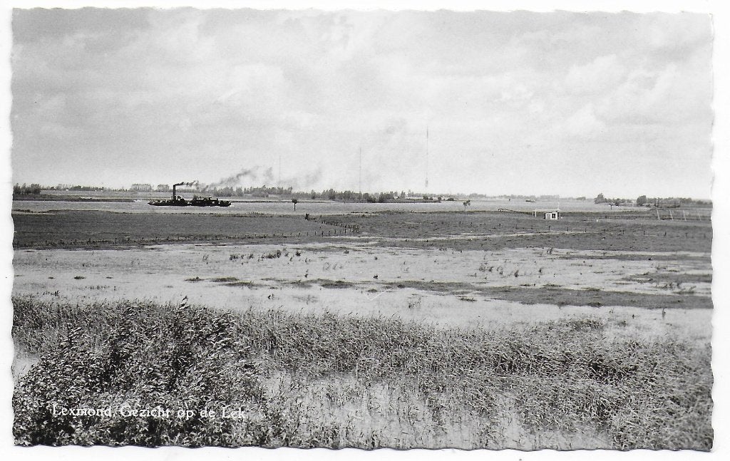 Lexmond Gezicht op de Lek ongelopen Ansichtkaart ( B7128 ), Verzamelen, Ophalen of Verzenden, 1960 tot 1980, Ongelopen