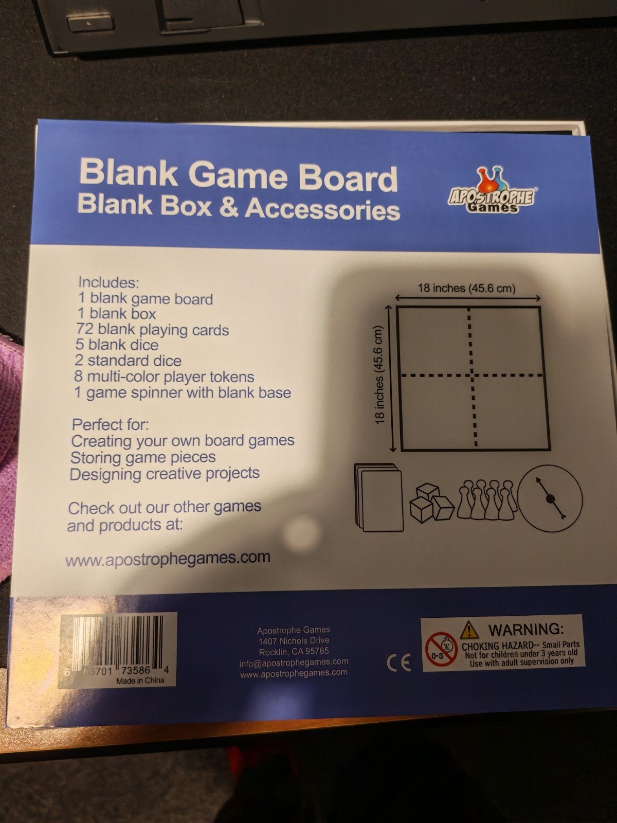 verschillende maak je eigen bordspel, Hobby en Vrije tijd, Ophalen of Verzenden, Nieuw