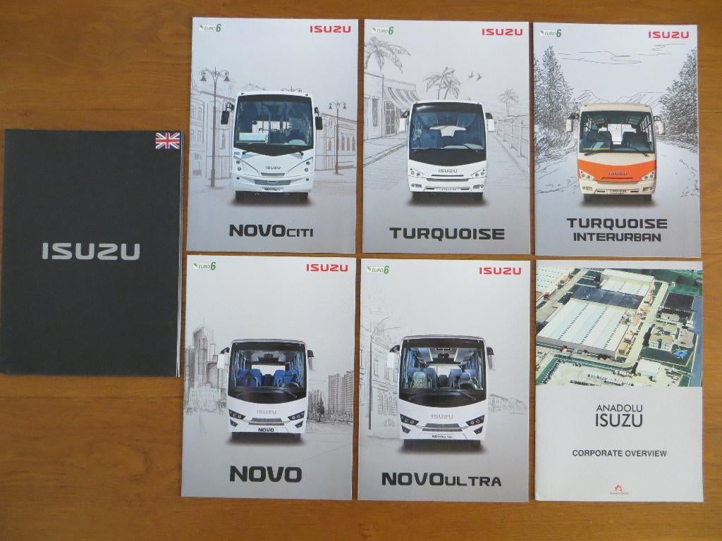 Isuzu map met Engelse folders (bussen), Ophalen of Verzenden, Nieuw, Overige merken