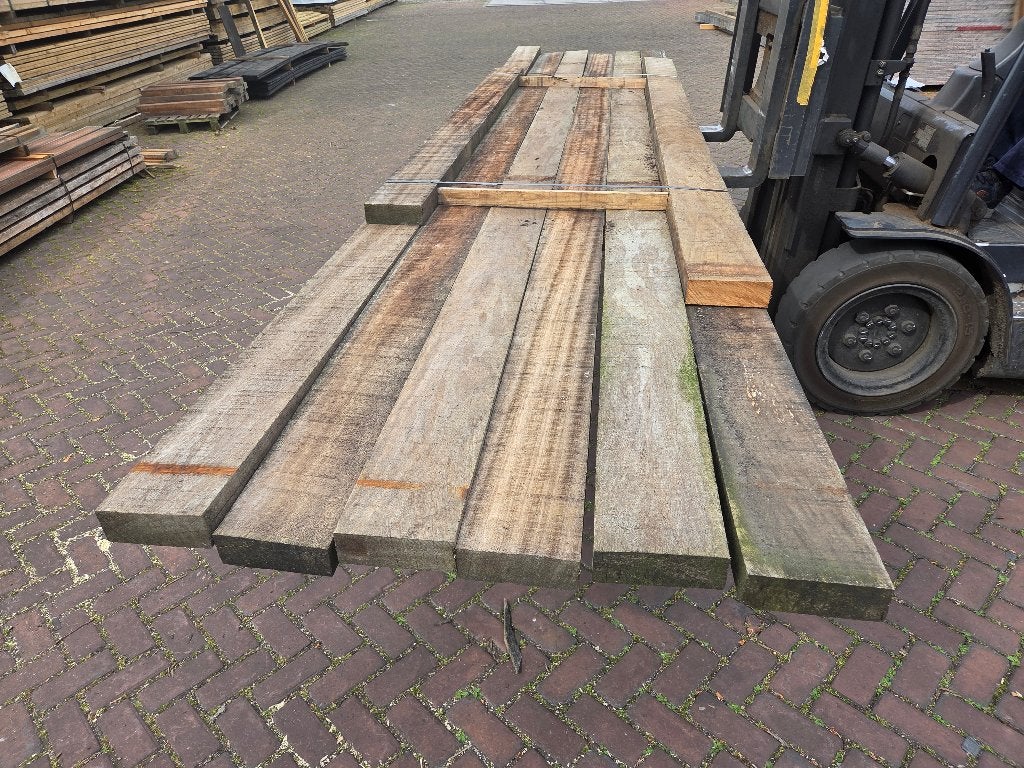 Hardhouten balken 5.5x16.5 cm - nr: HB224, Ophalen, 250 cm of meer, Balken, Hardhout